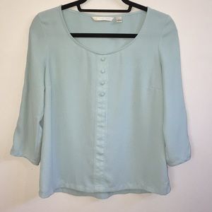 LC Lauren Conrad size Small Light Blue Blouse